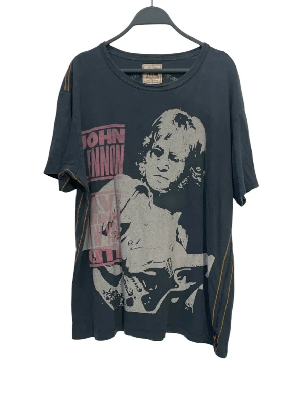 High-end Fabrics Vintage/T-Shirt/XL/Cotton/GRY/JOHN LENNON TRUNK LTD