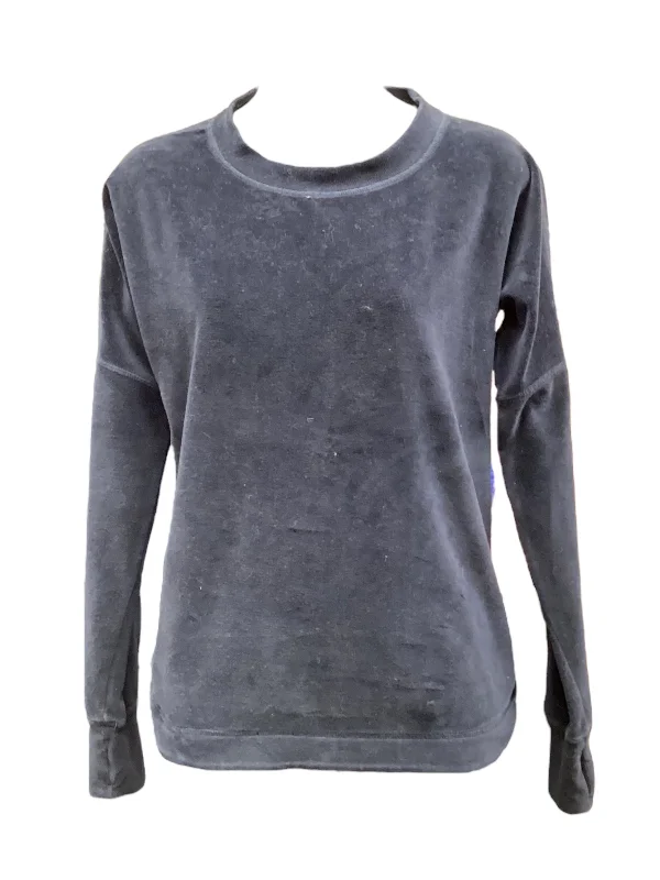 Single-shoulder Neck Design Top Long Sleeve By Calia In Navy, Size: Xs