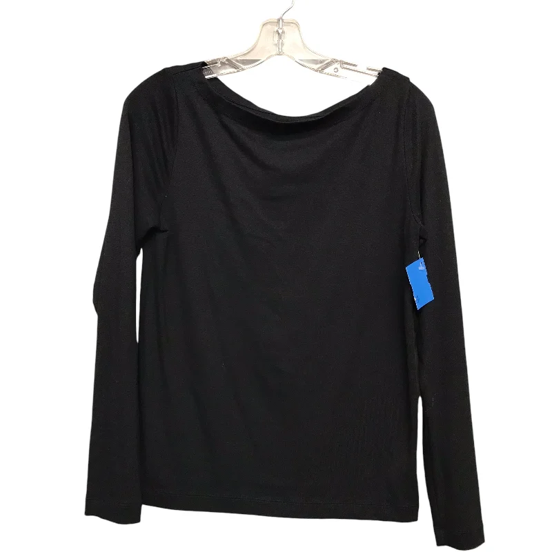 Light Layers Top Ls Basic By Gap In Black, Size:L