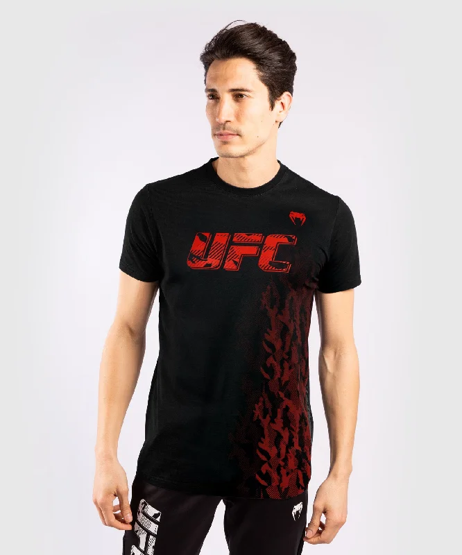 British Style UFC Venum Authentic Fight Week Men's Short Sleeve T-shirt - Black