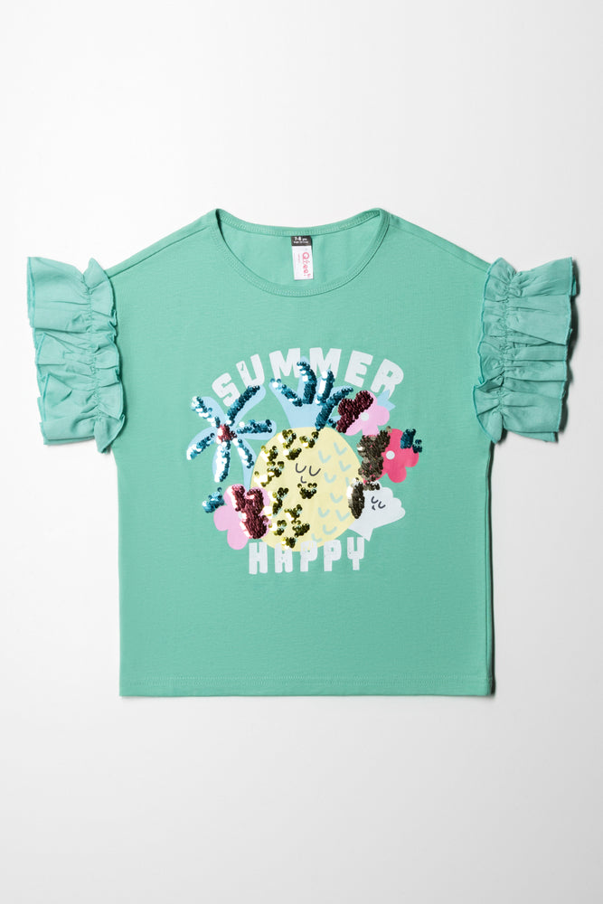 Elegant Style Pineapple Top Mint