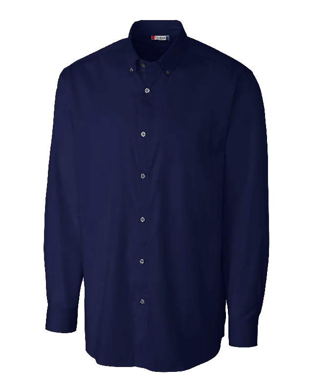 Relaxed Dresses Clique Avesta Stain Resistent Mens Long Sleeve Button Down Shirt