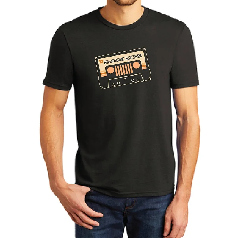 Artistic Temperament Mens Jeep® Adventure Mixtape T-Shirt - Black