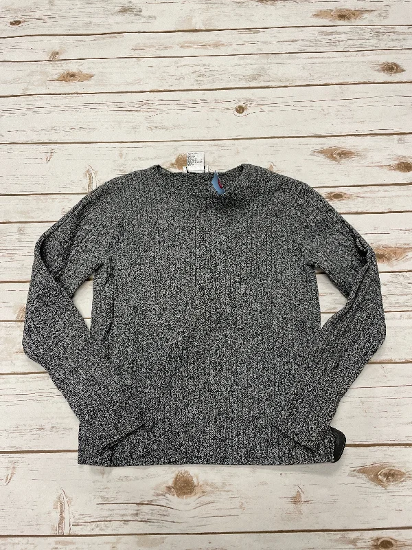 High-end Design Top Long Sleeve By Talbots In Grey, Size: S