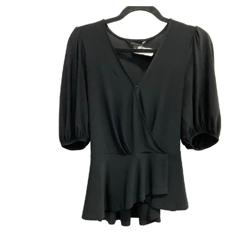 Effortless Comfort Top 3/4 Sleeve By Banana Republic In Black, Size: Xs