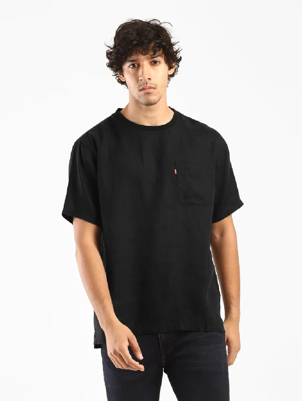 Fresh And Simple Men's Solid Oversized T-shirt