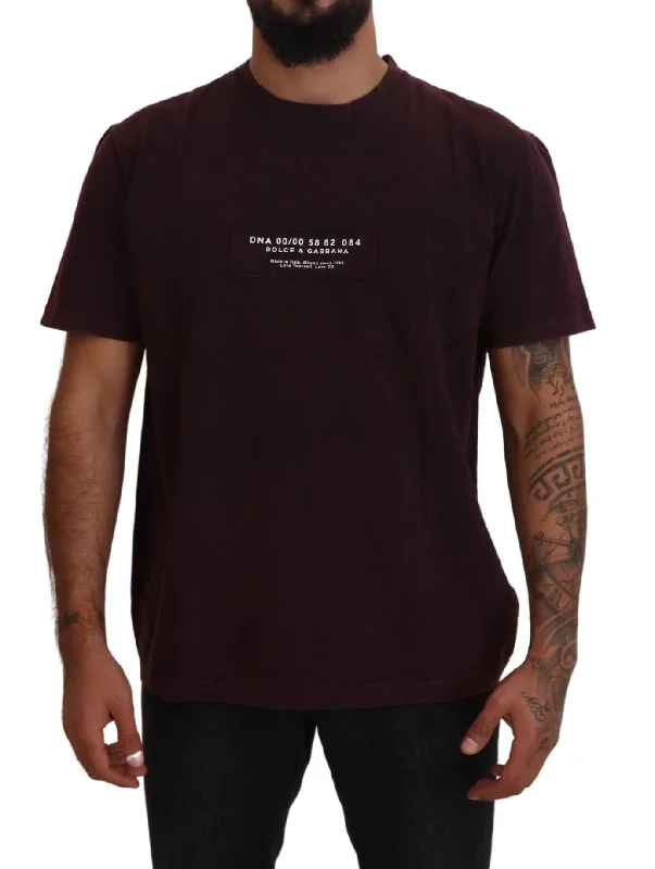 Casual Comfort Wear Dolce & Gabbana Elegant  Crewneck Men's Tee