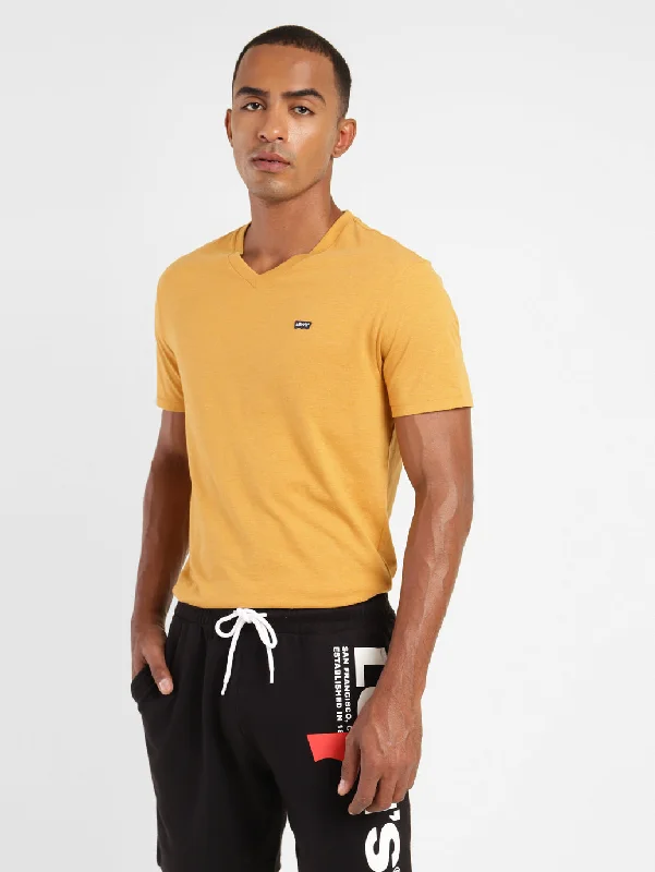 Must-have For Fashion Men's Solid V Neck T-shirt