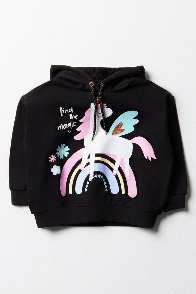 Windbreaker fashion Hoodie Black