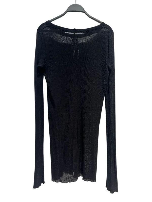 Versatile Items Rick Owens/LS T-Shirt/12/Cotton/BLK/