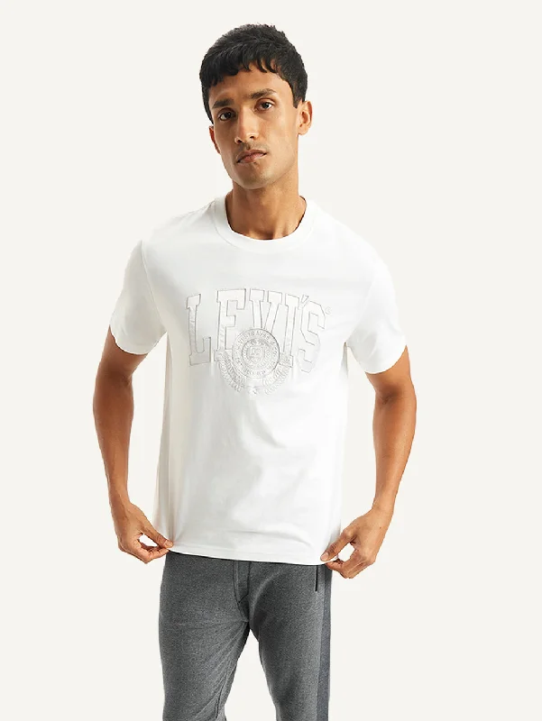 Fashion Wear Men's Brand Logo Crew Neck T-shirt