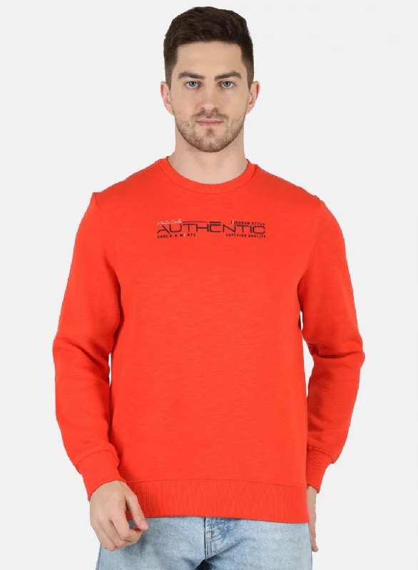Unique Prints Men Orange Solid T-Shirt