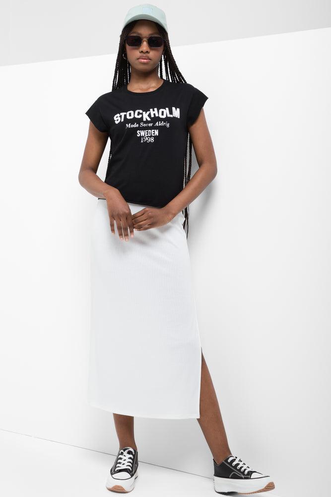 Classic Retro Stockholm Short Sleeve T-Shirt Black
