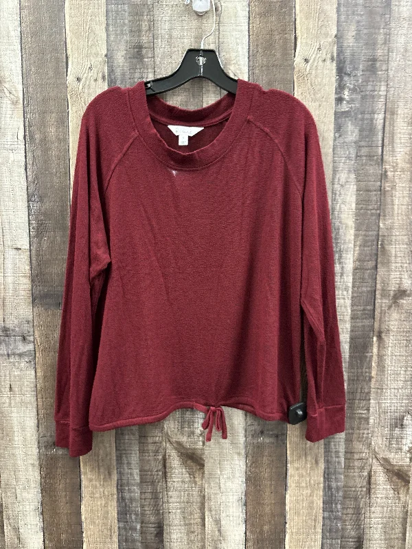 Boutique Recommendation Top Long Sleeve By Market & Spruce In Red, Size: Xl
