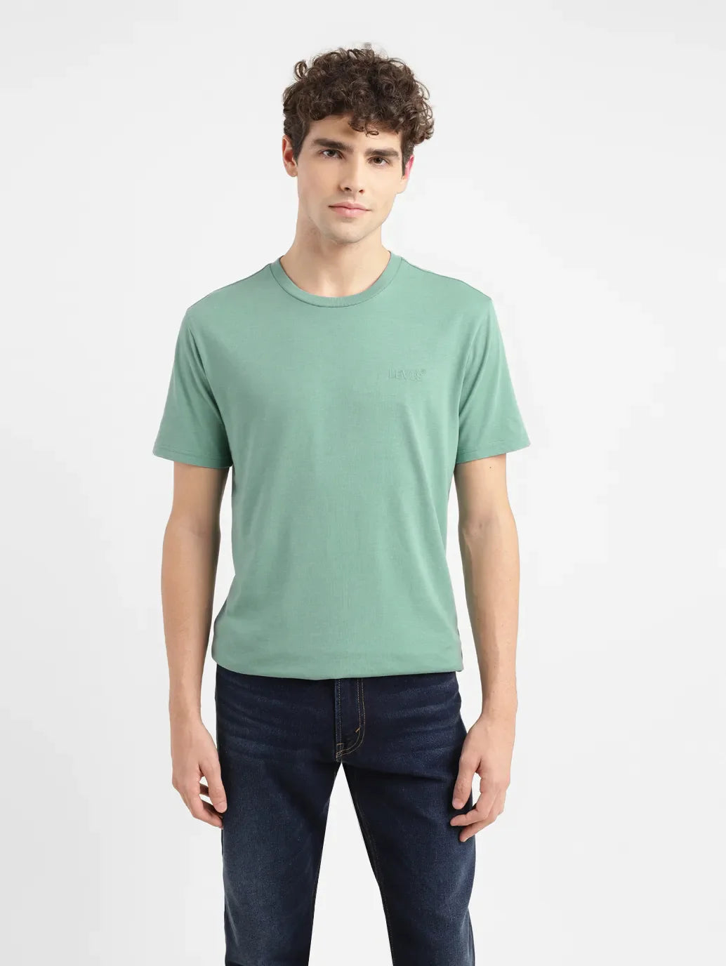 Soft Wearables Men's Solid Slim Fit T-shirt