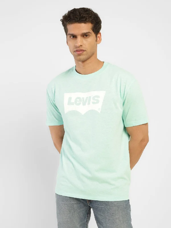 Soft Fashion Men's Graphic Print Round Neck T-shirt