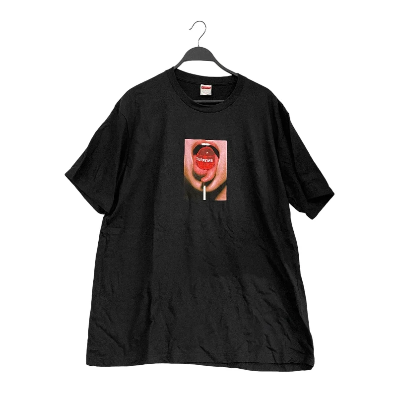 Comfortable Sweaters Supreme/T-Shirt/XL/Cotton/BLK/Lollipop Logo Tee