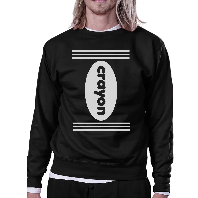 Moisture wicking Crayon Black SweatShirt