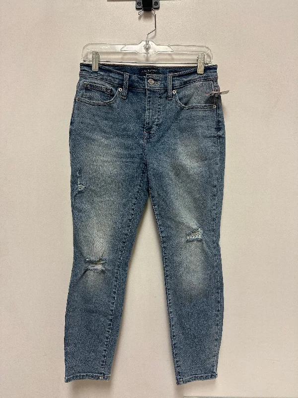 Diamond Series Jeans Skinny By Lucky Brand In Blue Denim, Size: 4