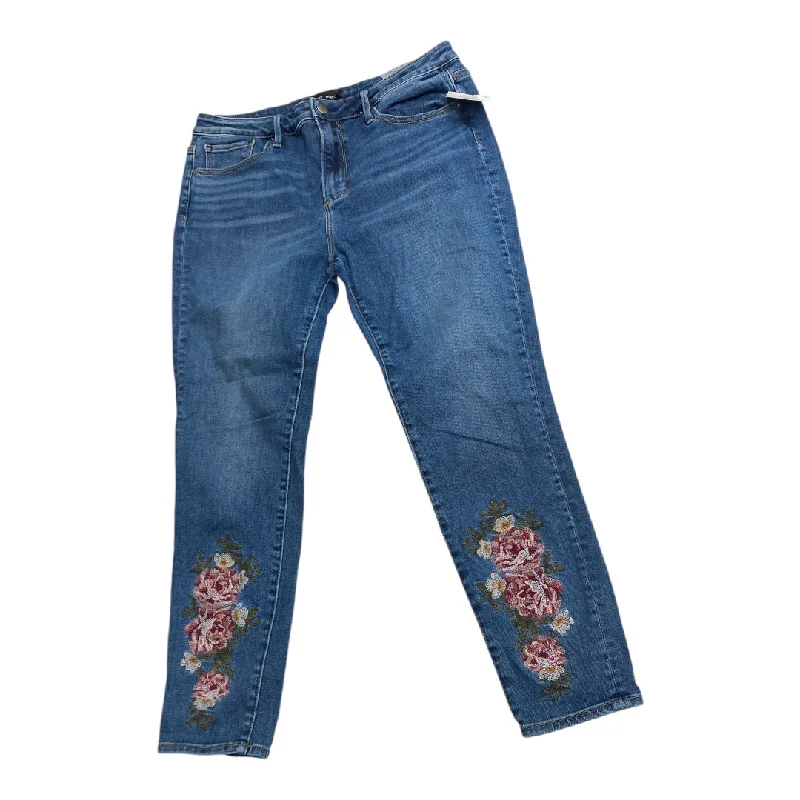 Timeless Outfits Jeans Skinny By Driftwood In Blue Denim, Size: 12