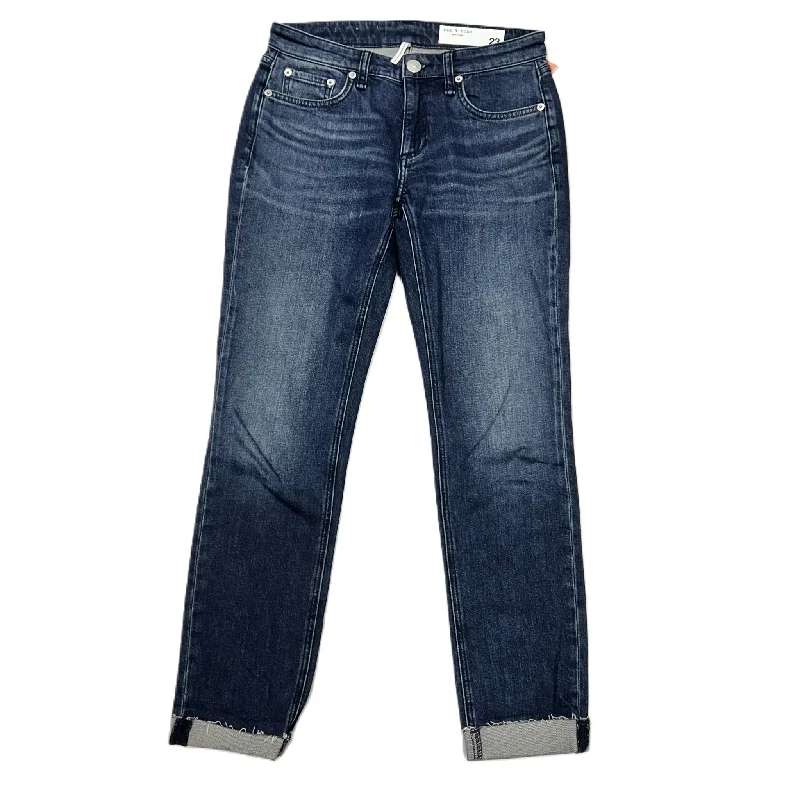 Easy Fashion Jeans Boyfriend By Rag & Bones Jeans In Blue Denim, Size: 00