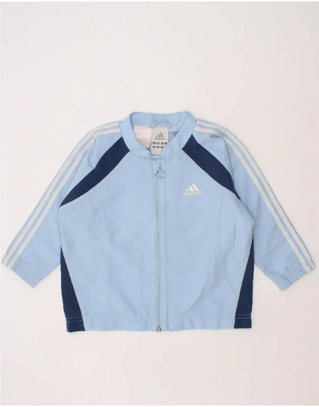 Fashion Elements ADIDAS Baby Boys Tracksuit Top Jacket 18-24 Months Blue Colourblock Fashion Elements ADIDAS Baby Boys Tracksuit Top Jacket 18-24 Months Blue Colourblock