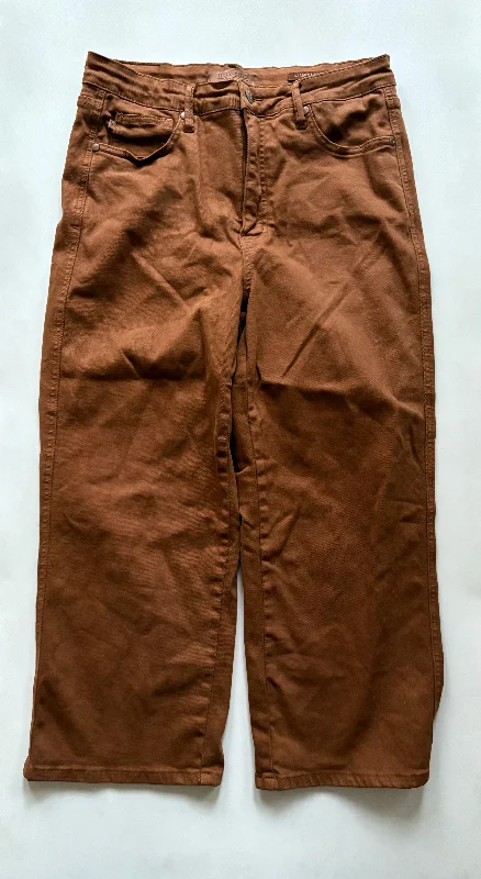Soft Wear Jeans Flared By Judy Blue In Brown, Size: 12