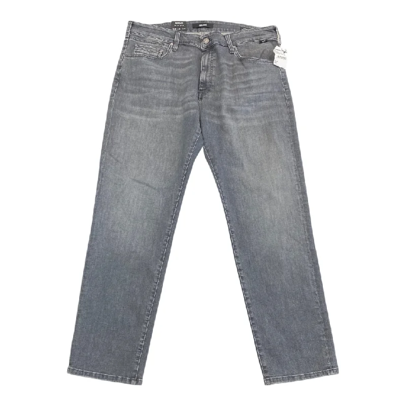 Personal Charm Jeans Straight By Mavi In Grey Denim, Size: 20