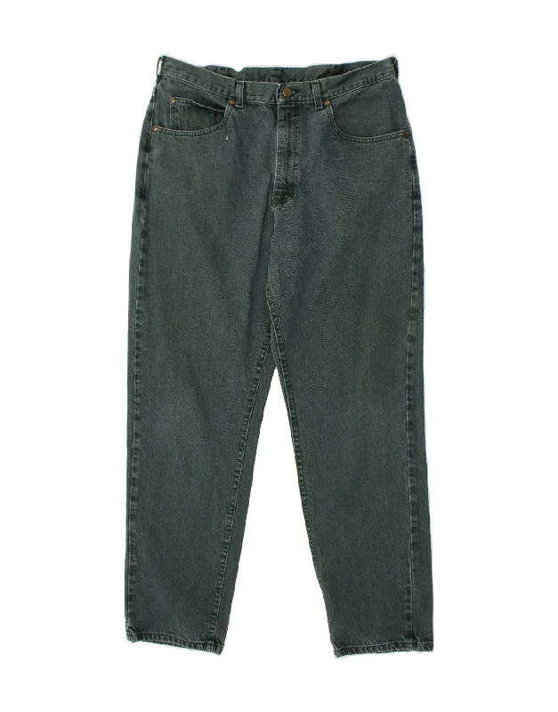 Free Design L.L.BEAN Mens Slim Jeans W36 L32 Green Cotton