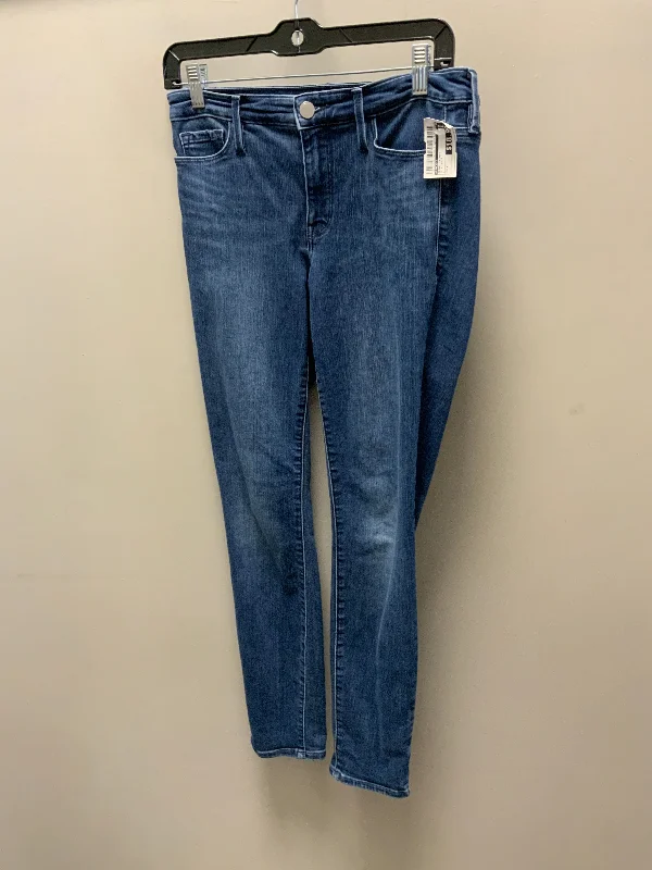 Cozy Outerwear Jeans Skinny By Athleta In Blue Denim, Size: 4
