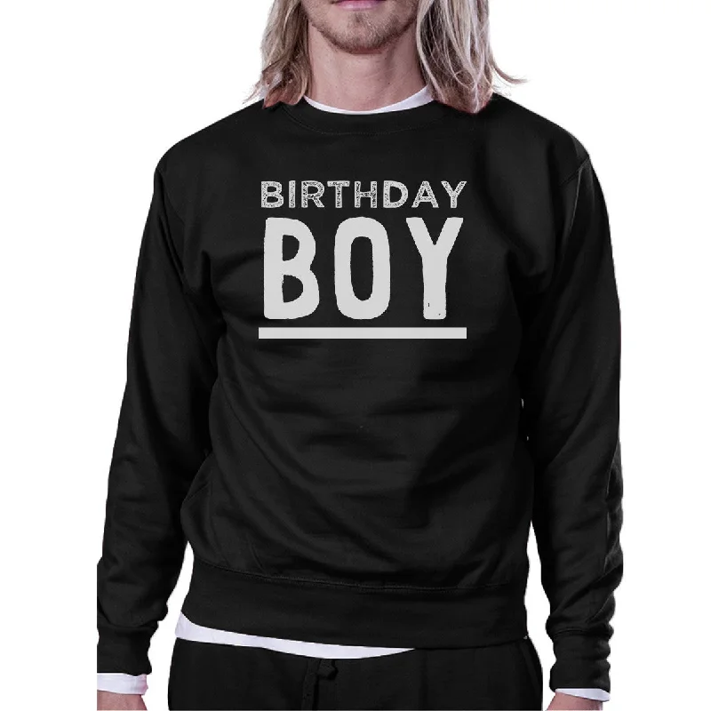 Noble And Elegant Birthday Boy Black Sweatshirt