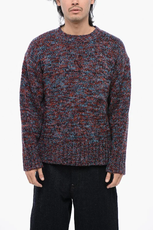 Classic Series Jil Sander Crewneck Wool Chunky Melange Sweater