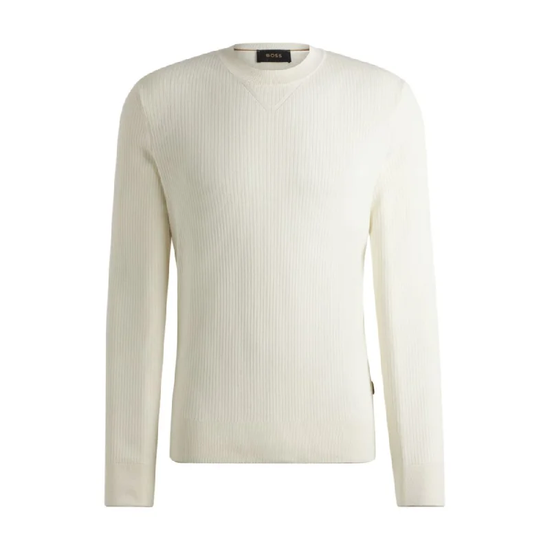 Comfortable Chic Regular-fit sweater in silk and cotton