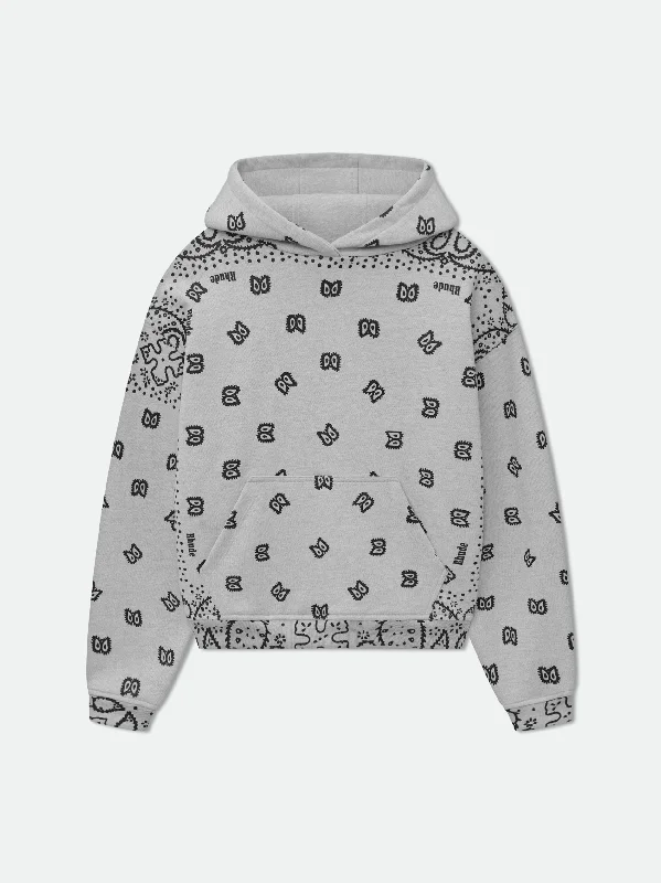 Fashionable Items BANDANA PRINT HOODIE