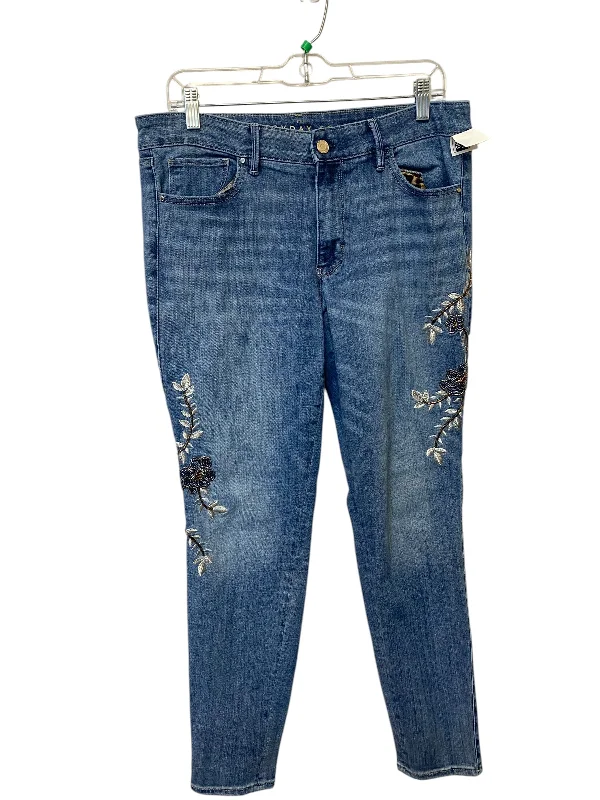Sports And Leisure Jeans Skinny By White House Black Market In Blue Denim, Size: 12