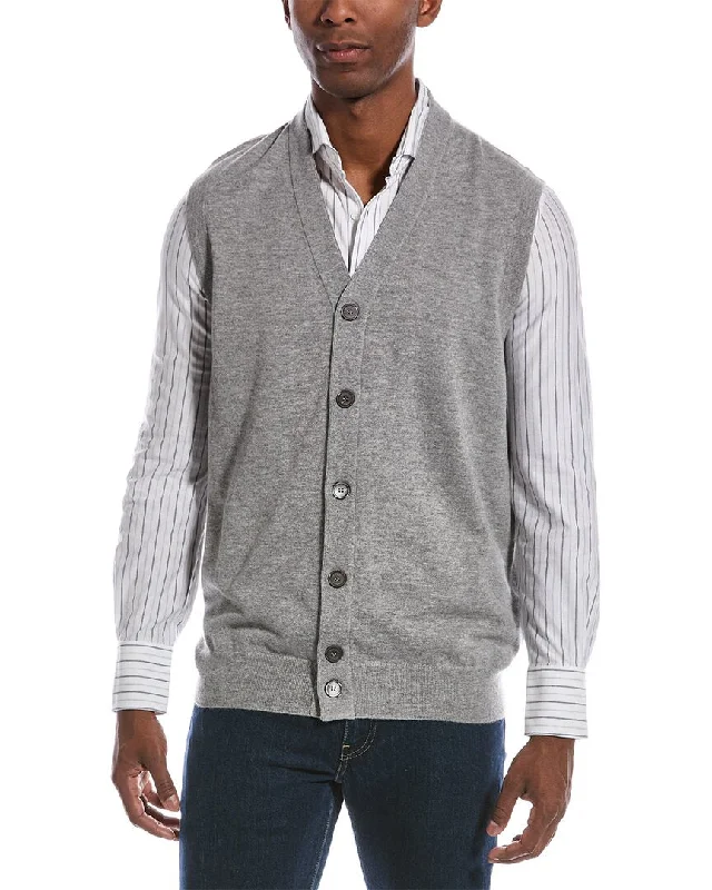 Layered Comfort Brunello Cucinelli Cashmere Vest