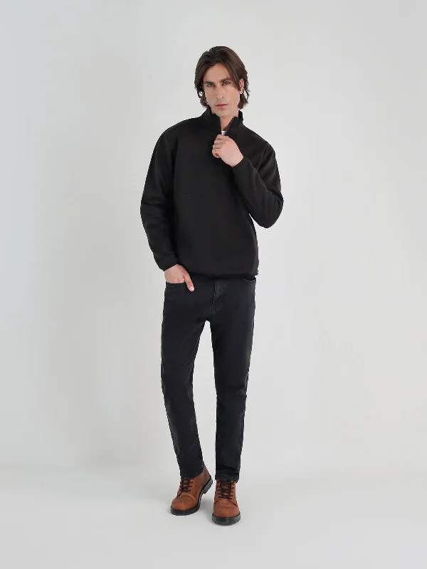 Elegant Casuals "GANIX" Casual Mock Neck Sweatshirt