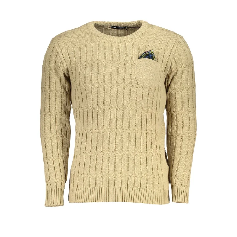 Celebrity Picks U.S. Grand Polo Elegant  Long Sleeve Crew Neck Men's Sweater