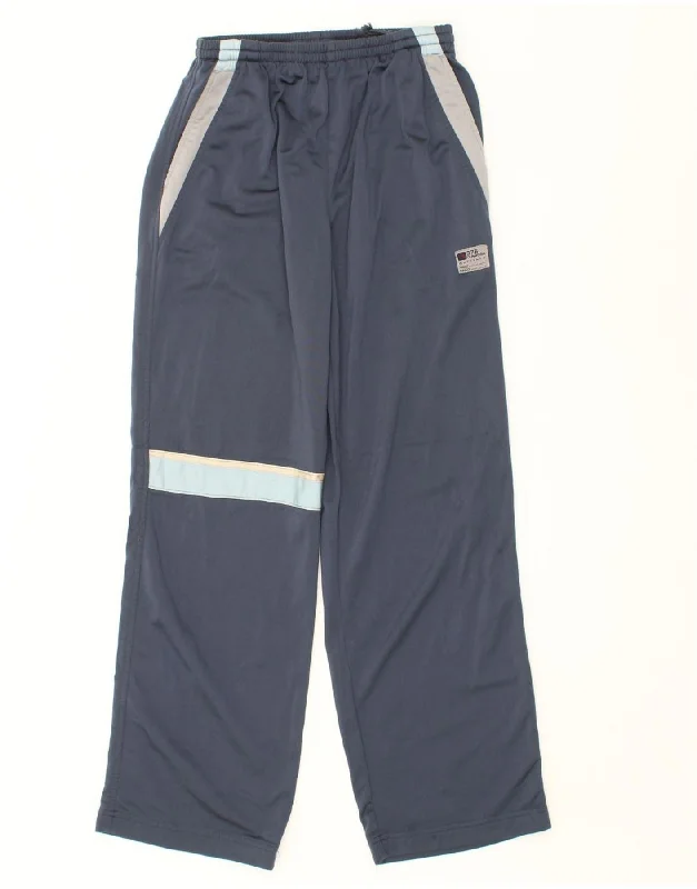 New Design DIADORA Boys Tracksuit Trousers 14-15 Years Blue Colourblock Polyester