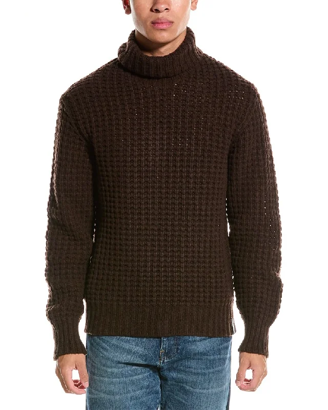 Fashion Design Todd Snyder Recycled Cashmere & Wool-Blend Turtleneck