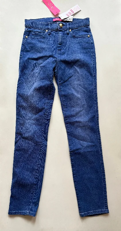 Lounge Chic Jeans Skinny By Lilly Pulitzer In Blue, Size: 0