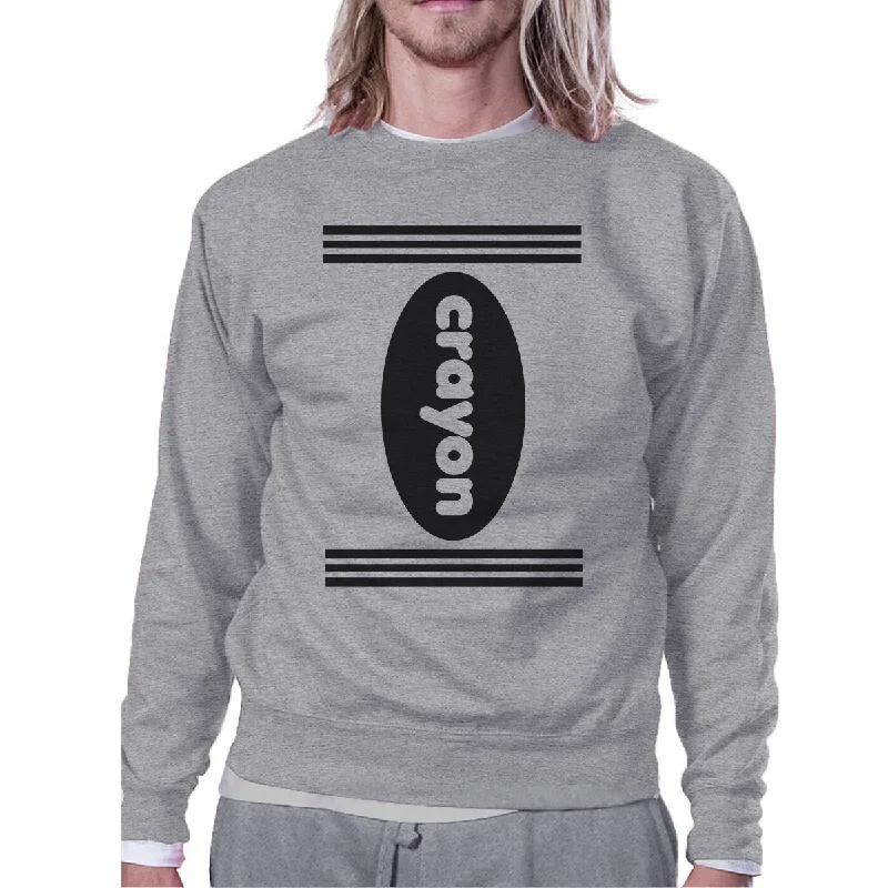 Warm Chic Outfits Crayon Grey SweatShirt