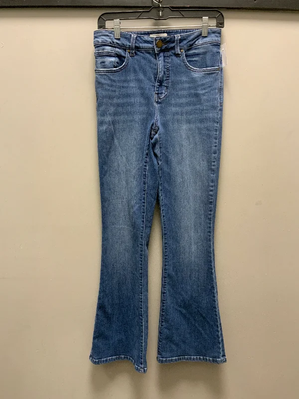 Comfortable Wear Jeans Wide Leg By Maurices In Blue Denim, Size: 6