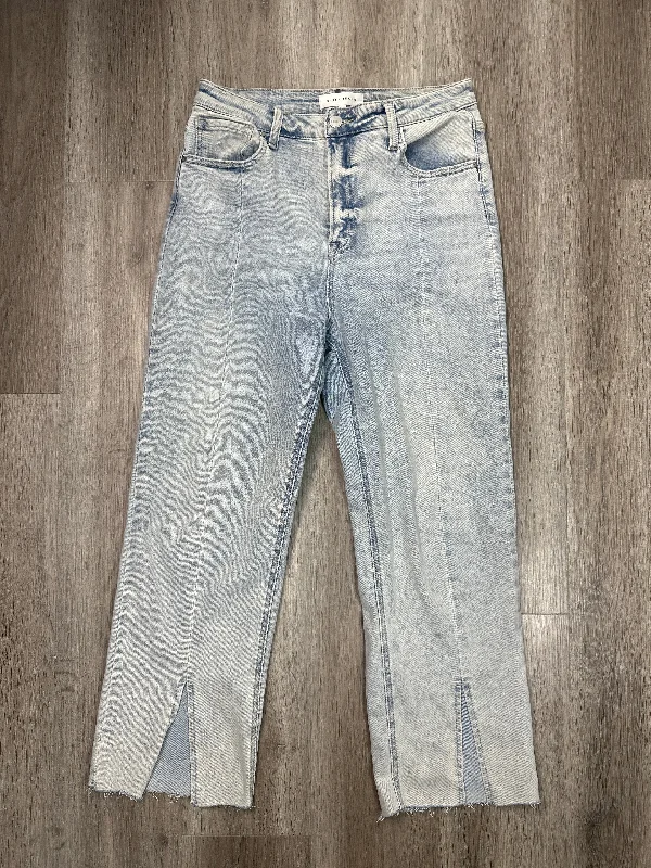 Artistic Temperament Jeans Straight By Risen In Blue Denim, Size: 12