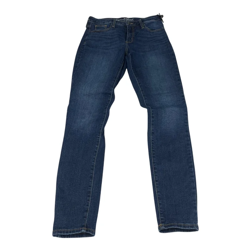 Stylish Jackets Jeans Skinny By Universal Thread In Blue Denim, Size: 4