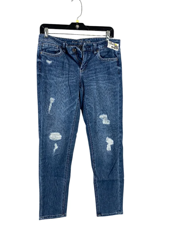 Street Fashion Jeans Boyfriend By White House Black Market In Blue Denim, Size: 4
