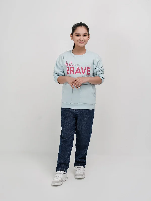Knowledge And Elegance "KISHWAN" Stylish Front Pocket Sweatshirt