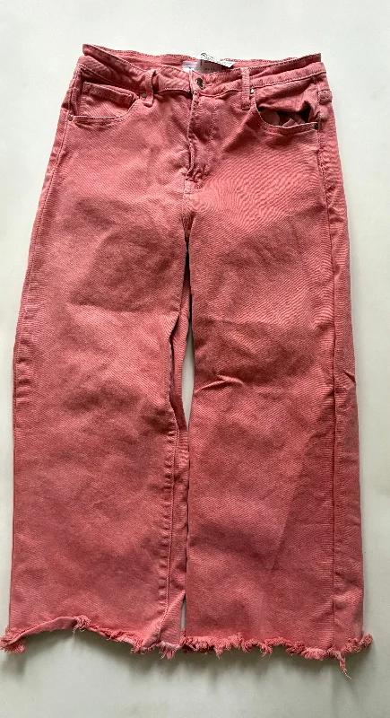 Chic Lounge Jeans Flared By Risen In Orange, Size: 12