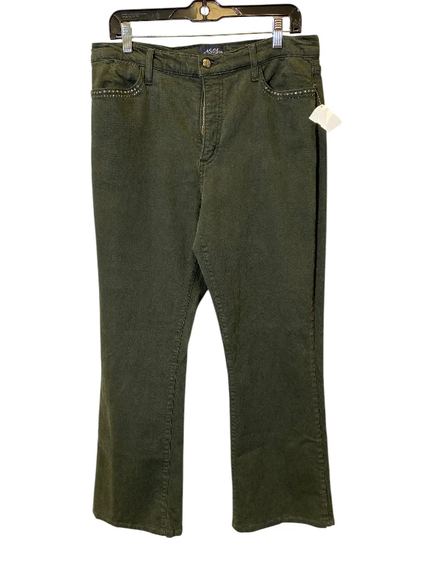 Advanced Customization Jeans Straight By Not Your Daughters Jeans In Green, Size: 14 Advanced Customization Jeans Straight By Not Your Daughters Jeans In Green, Size: 14