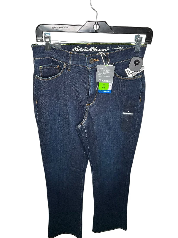 Trendy Items Jeans Boot Cut By Eddie Bauer In Blue Denim, Size: 4